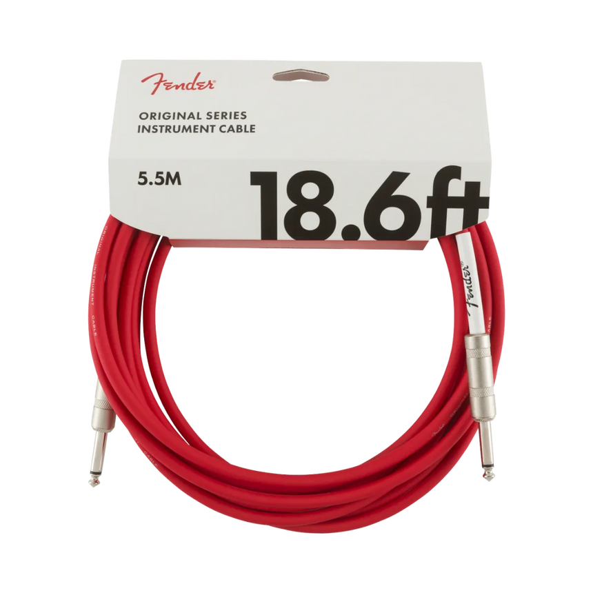 Cable Fender Para Instrumento 5.5m Original Series Rojo