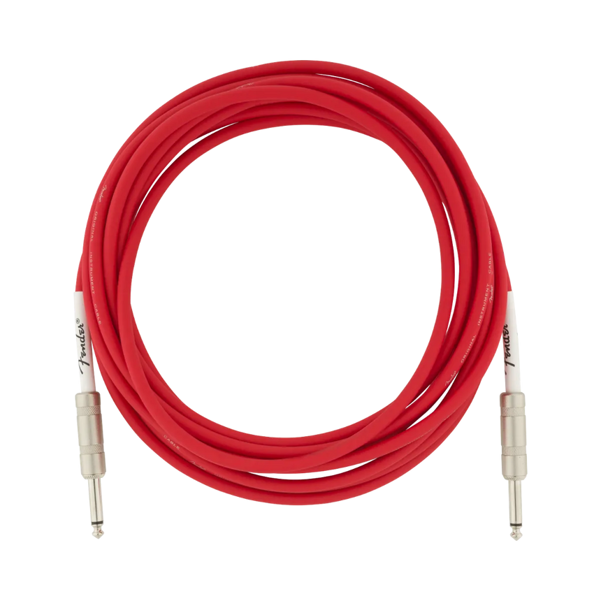 Cable Fender Para Instrumento 5.5m Original Series Rojo