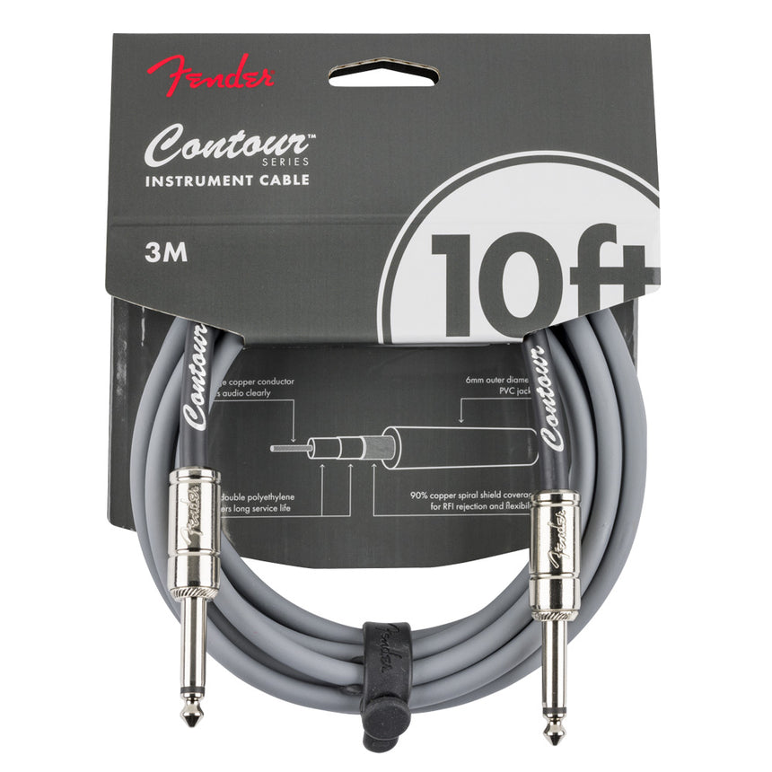 Cable Fender Para Instrumento 3m Serie Contour Inca Silver