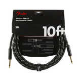 Cable Fender Para Instrumento 3m Deluxe series Tweed Negro