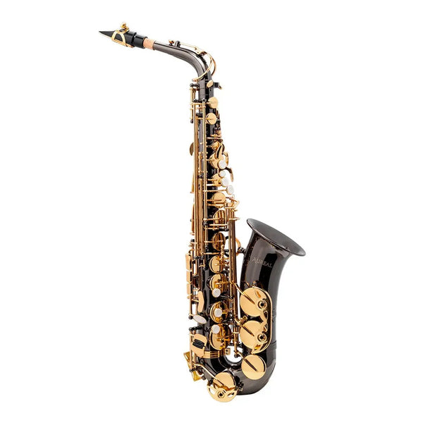 Saxofón Alto Aureal Eb Negro A-808 Hg Alta Calidad, Kit