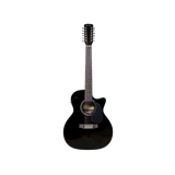 Guitarra Electroacústica de 12 cuerdas Aureal AAG-12ST BL