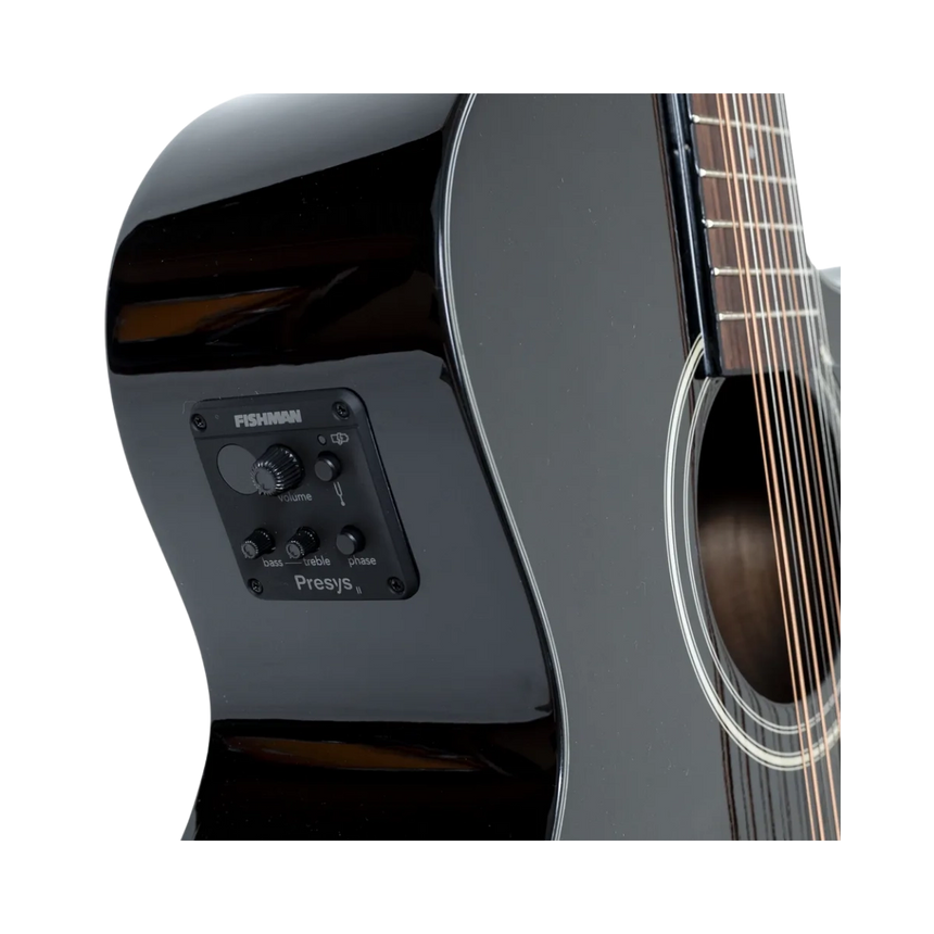 Guitarra Electroacústica de 12 cuerdas Aureal AAG-12ST BL