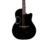 Guitarra Electroacústica Fibra de Carbono Aureal AL-Z1 BK Negra