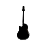Guitarra Electroacústica Fibra de Carbono Aureal AL-Z1 BK Negra