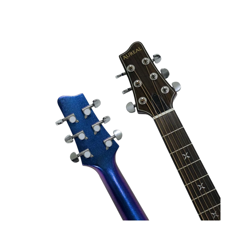 Guitarra Electroacústica Fibra de Carbono Aureal AL-Z1 CL Tornasol
