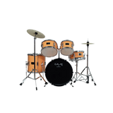 Batería Acústica Para Niños Aureal Galax Naranja