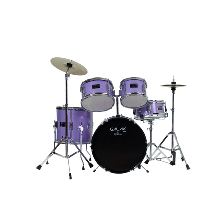 Batería Acústica Para Niños Aureal Galax Purpura