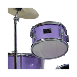 Batería Acústica Para Niños Aureal Galax Purpura