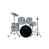 Batería Acústica Para Niños Aureal Galax Gris
