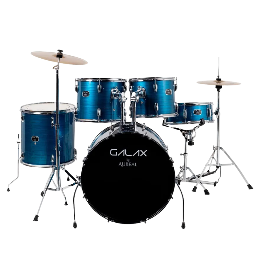 Batería Acústica Aureal Galax Brushed Blue