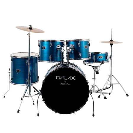 Batería Acústica Aureal Galax Brushed Blue