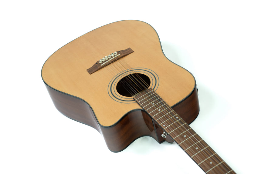 Guitarra Electroacústica 12 Cuerdas Deviser L-12X50KL color natural