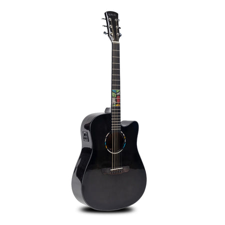 Guitarra Electroacustica Aureal AS-5DC BK Negra