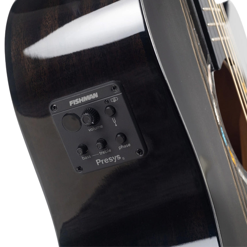 Guitarra Electroacustica Aureal AS-5DC BK Negra