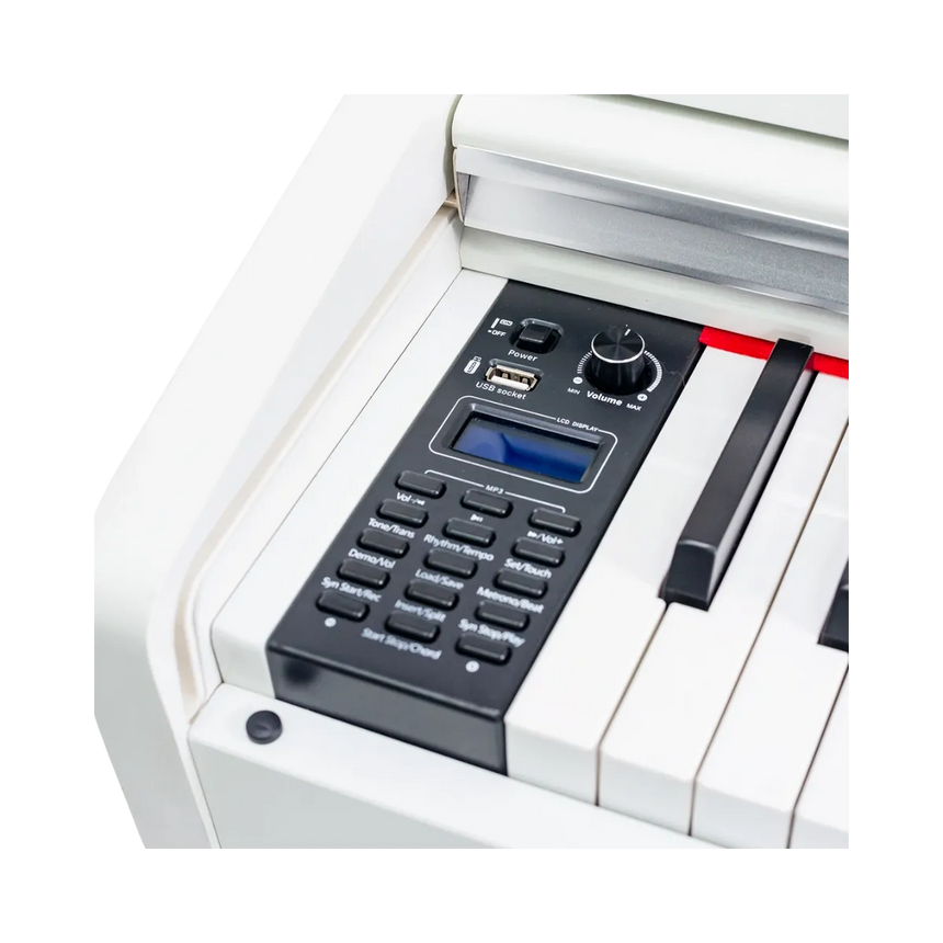 Piano Digital 88 Teclas Aureal B-91 Blanco