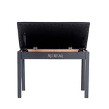 Banco Para Piano Aureal B110T BL Negro