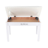 Banco Para Piano Aureal B110T WH Blanco