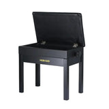 Banco Para Piano Hebikuo B222 BL Negro