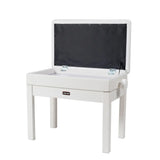 Banco Para Piano Hebikuo B222 WH Blanco