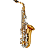 Saxofón alto Yamaha YAS26 Dorado con llaves niqueladas
