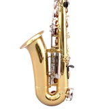 Saxofón alto Yamaha YAS26 Dorado con llaves niqueladas