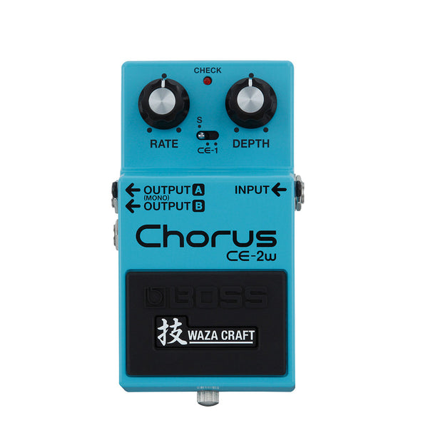 Pedal de efecto Boss Waza Craft Special Edition Chorus CE-2W turquesa