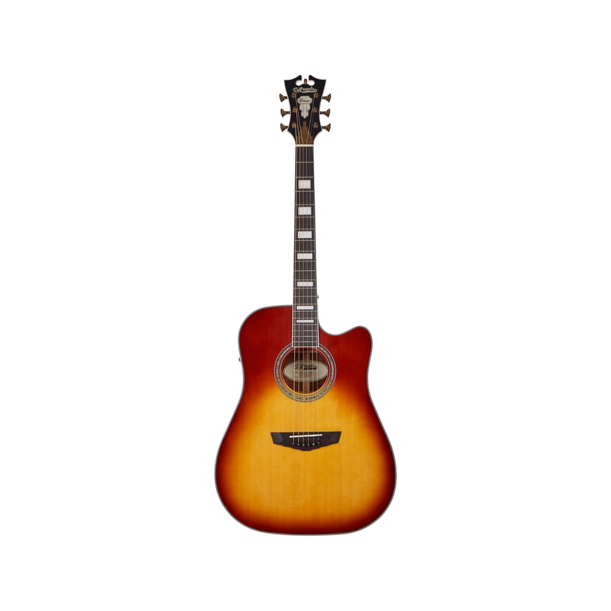 Guitarra Electroacústica D'angelico Premier Bowery Iced Tea Burst