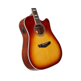 Guitarra Electroacústica D'angelico Premier Bowery Iced Tea Burst