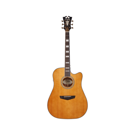 Guitarra Electroacústica D'angelico Premier Bowery Vintage Natural