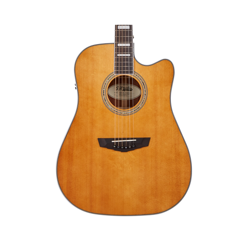 Guitarra Electroacústica D'angelico Premier Bowery Vintage Natural