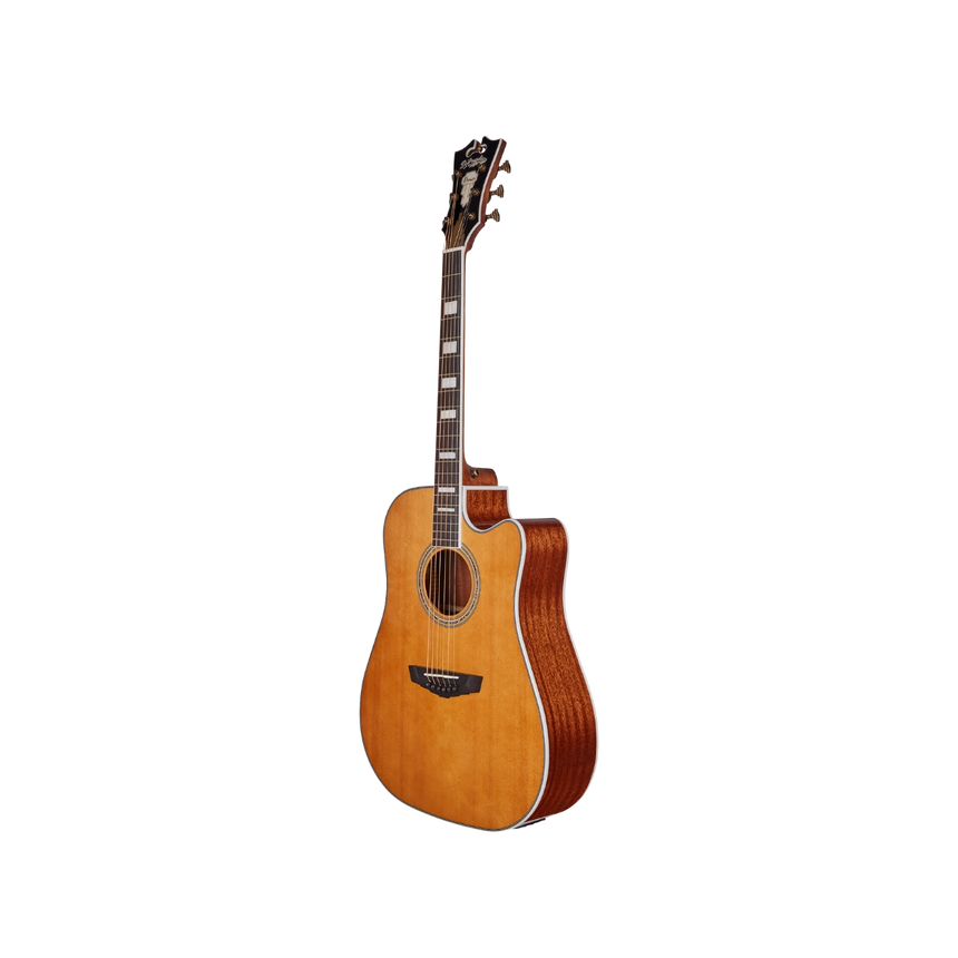 Guitarra Electroacústica D'angelico Premier Bowery Vintage Natural