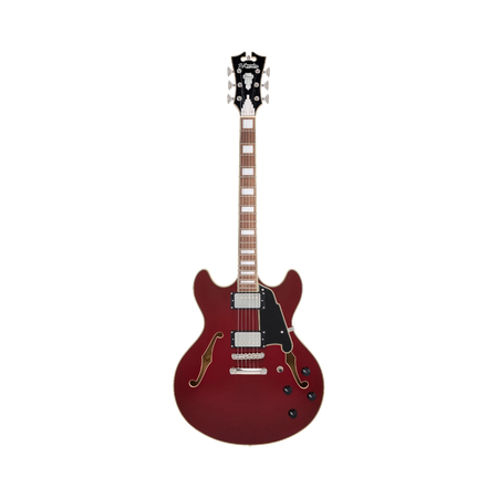 Guitarra Eléctrica Semihueca D'angelico Premier Dc Burnt Red