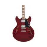 Guitarra Eléctrica Semihueca D'angelico Premier Dc Burnt Red