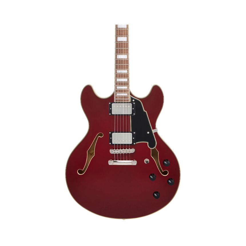 Guitarra Eléctrica Semihueca D'angelico Premier Dc Burnt Red