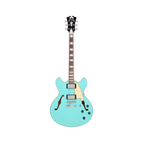 Guitarra Eléctrica Semihueca D'angelico Premier Dc Surf Green