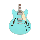 Guitarra Eléctrica Semihueca D'angelico Premier Dc Surf Green