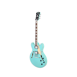 Guitarra Eléctrica Semihueca D'angelico Premier Dc Surf Green