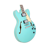Guitarra Eléctrica Semihueca D'angelico Premier Dc Surf Green