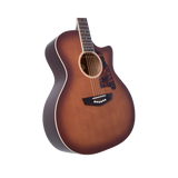 Guitarra Electroacústica D'angelico Premier Gramercy Caramel Burst