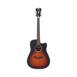 Guitarra Electroacústica D'angelico Premier Bowery Ls Vintage Sunburst