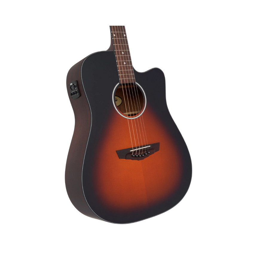 Guitarra Electroacústica D'angelico Premier Bowery Ls Vintage Sunburst