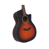 Guitarra Electroacústica D'angelico Premier Gramercy LS Vintage Sunburst