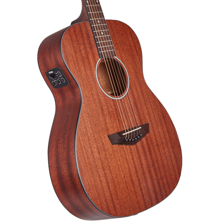 Guitarra Electroacústica D'angelico Premier Tammany Ls Natural Mahogany Satin