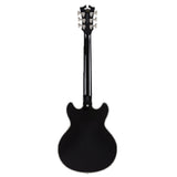 Guitarra Eléctrica Semihueca D'angelico Premier Mini Dc Black Flake