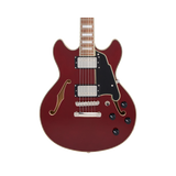 Guitarra Eléctrica Semihueca D'angelico Premier Mini Dc Burnt Red