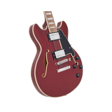 Guitarra Eléctrica Semihueca D'angelico Premier Mini Dc Burnt Red