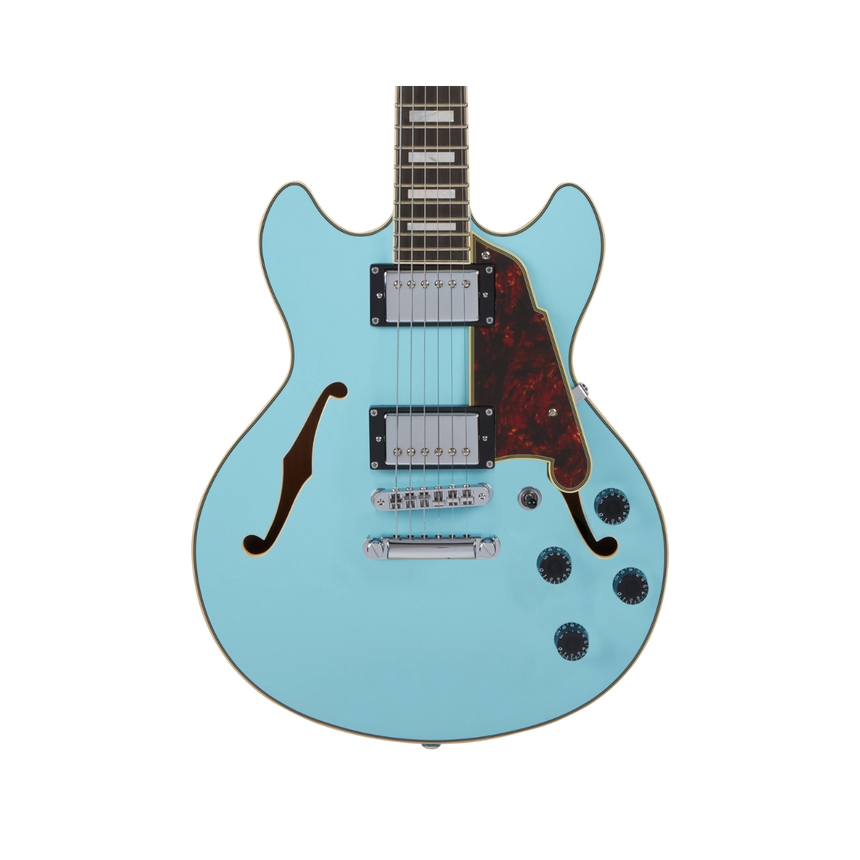 Guitarra Eléctrica Semihueca D'angelico Premier Mini Dc Sky Blue (2022)