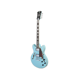 Guitarra Eléctrica Semihueca D'angelico Premier Mini Dc Sky Blue (2022)