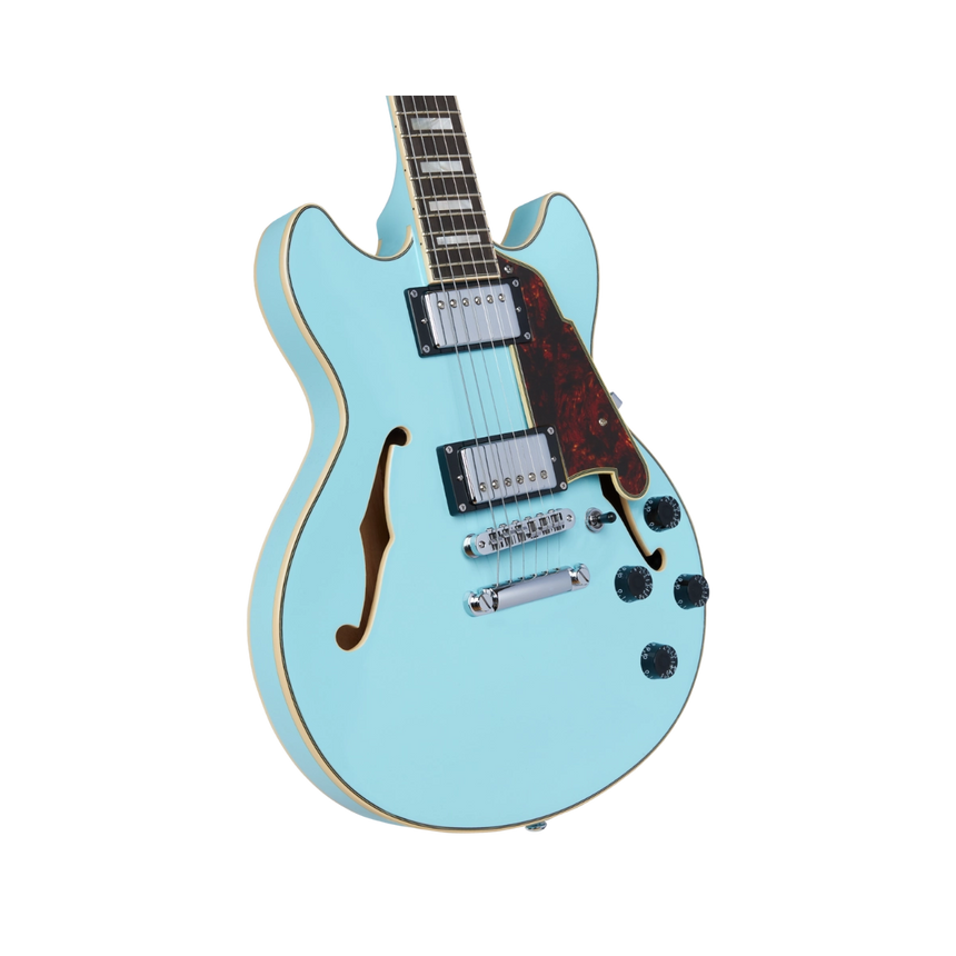 Guitarra Eléctrica Semihueca D'angelico Premier Mini Dc Sky Blue (2022)
